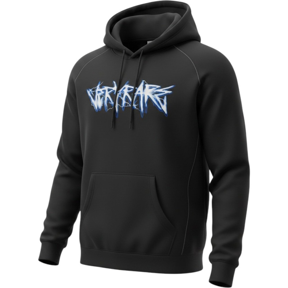 Very Rare Castle Hoodie Mens L Black Lightning Mask Graphic Streetwear